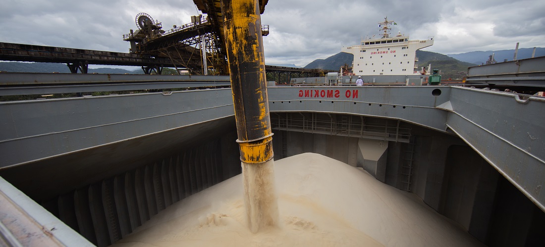 Brazil's line-up of sugar shipments reach 1.345 mln tonnes