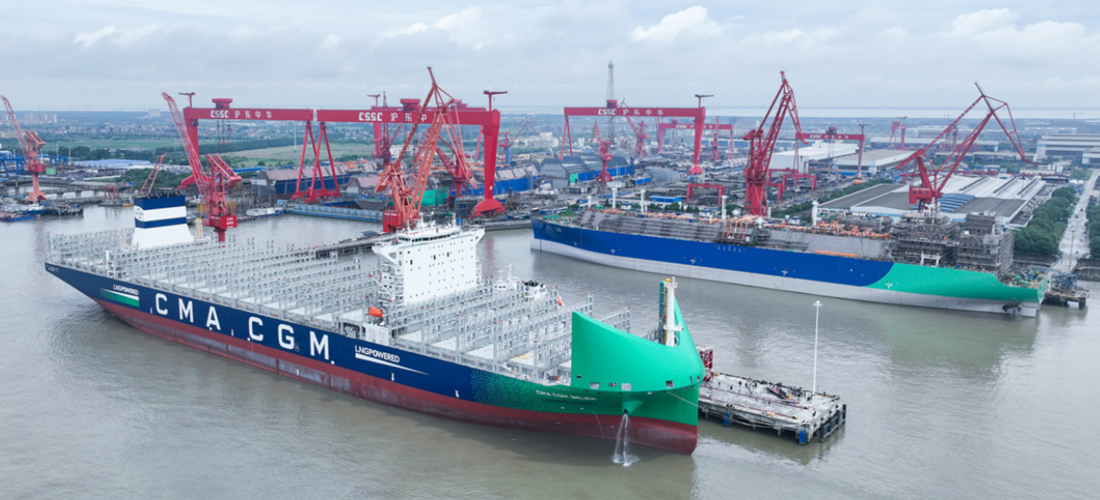  CMA CGM adiciona mais um navio porta-contêineres movido a GNL à sua frota
