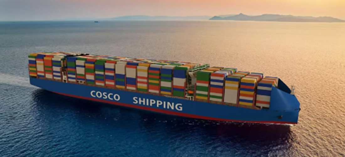  Cosco encomenda doze navios de 14.000 TEU movidos a metanol