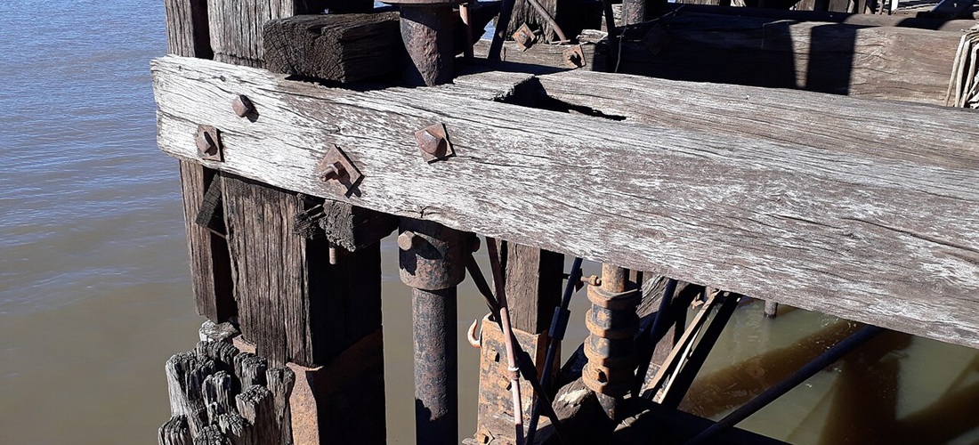 Old pier at Concepción del Uruguay Port. Picture by Fernando de Gorocica