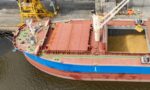 Vessel laden with barley in Paranaguá