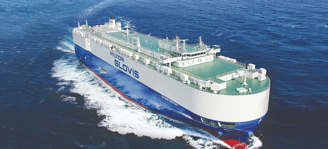  First 10,000 unit car carrier delivered by China to Hyundai Glovis