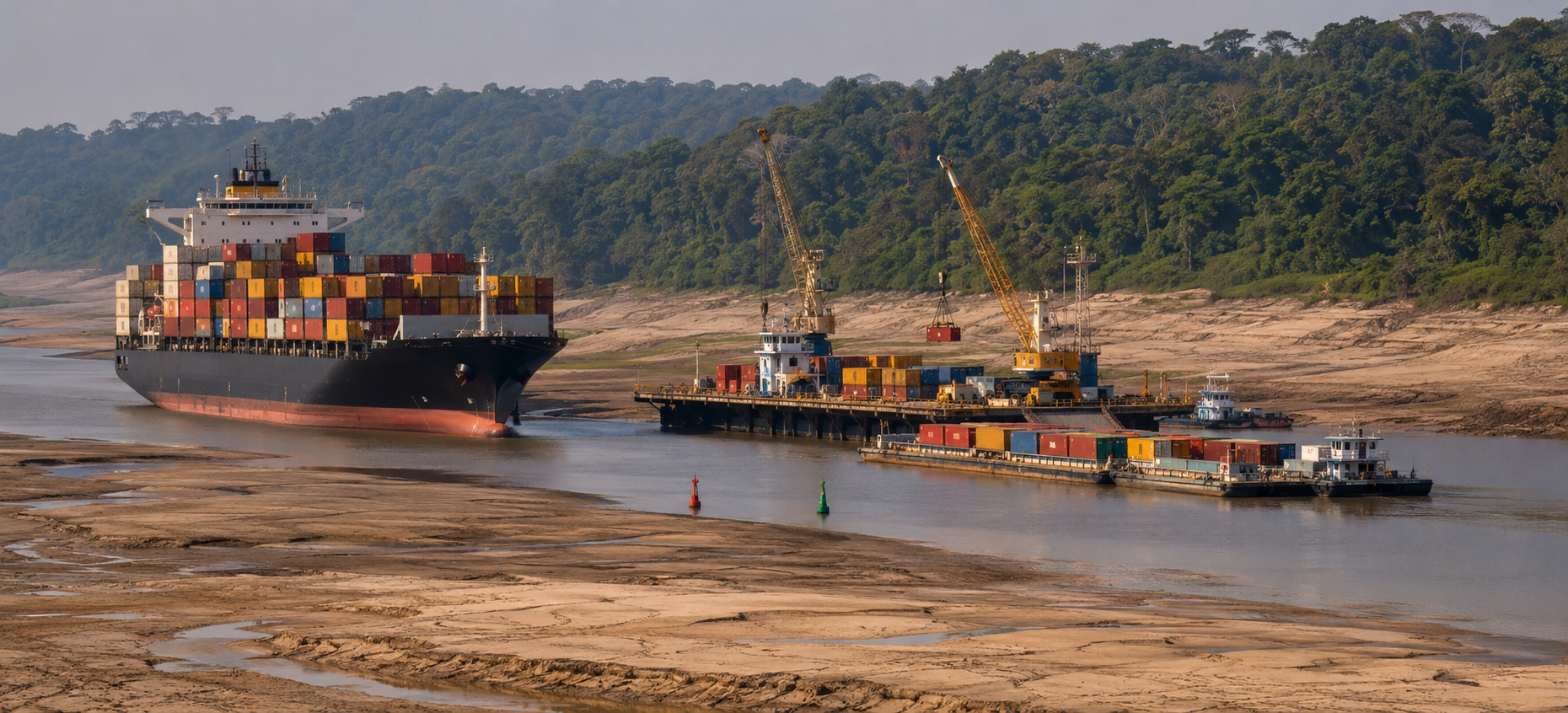 El Niño revives fears of Amazon River shipping shutdown