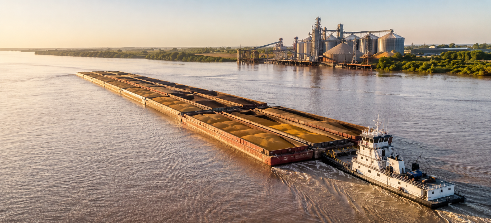  Argentina: transporte fluvial de grãos movimenta maior volume de cargas em cinco anos