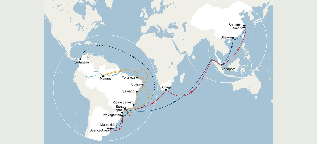  CMA CGM revamps Asia–East Coast South America services from December