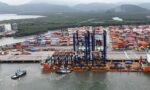 Chegada de equipamentos na DP World Santos